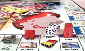 Jugando Monopoly en cuarentena